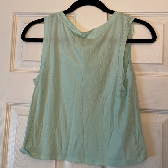 Express studded cropped tank mint green size small - Picture 4 of 4